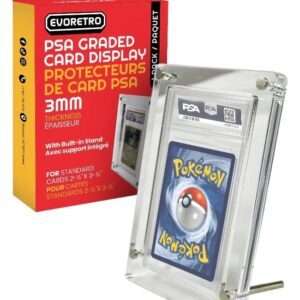Evoretro Acrylic Card Display Stand For PSA Graded Cards 3mm Evoretro