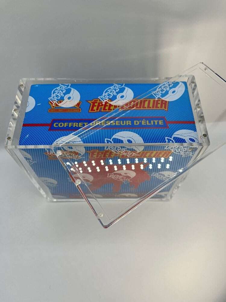 Evoretro Acrylic Display Case For Booster Boxes / Elite Trainer Boxes Ver. 1 Magnetic Evoretro