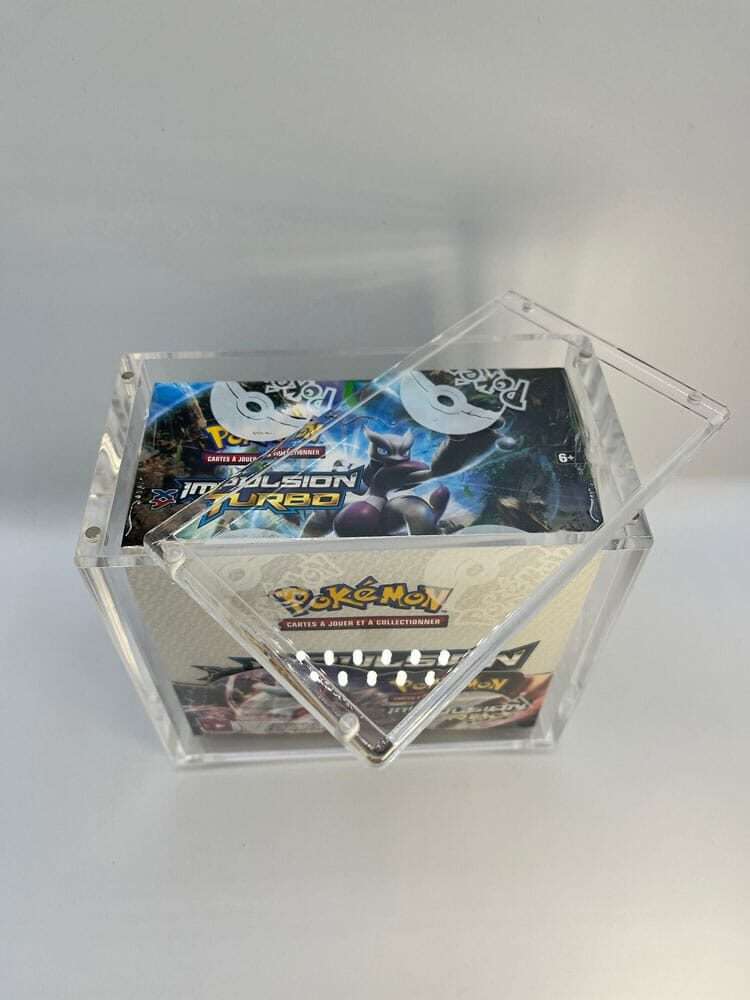 Evoretro Acrylic Display Case For Booster Boxes / Elite Trainer Boxes Ver. 2 Magnetic Evoretro