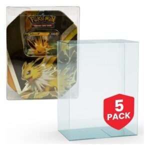 Evoretro PET Protectors 5-Pack For Pokémon Medium Tins 12x8x15cm Evoretro