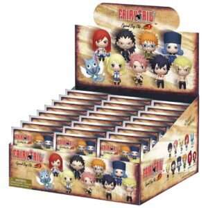 Fairy Tail 3d Foam Bag Clips Serie 1 Con Figure Int.