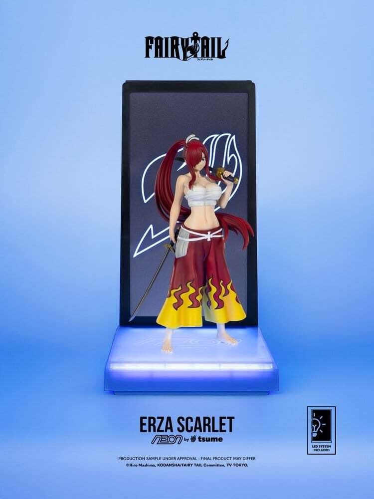 Fairy Tail Neon Figura 1/9 Erza Scarlet 25 Cm Tsume