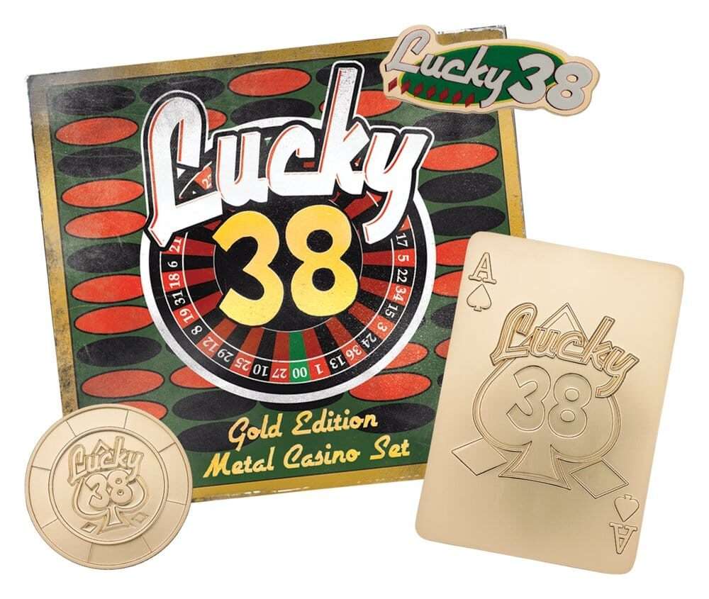 Fallout: New Vegas Replica Lucky 38 Imitation Gold Casino Set Edizione Limitata Fanattik