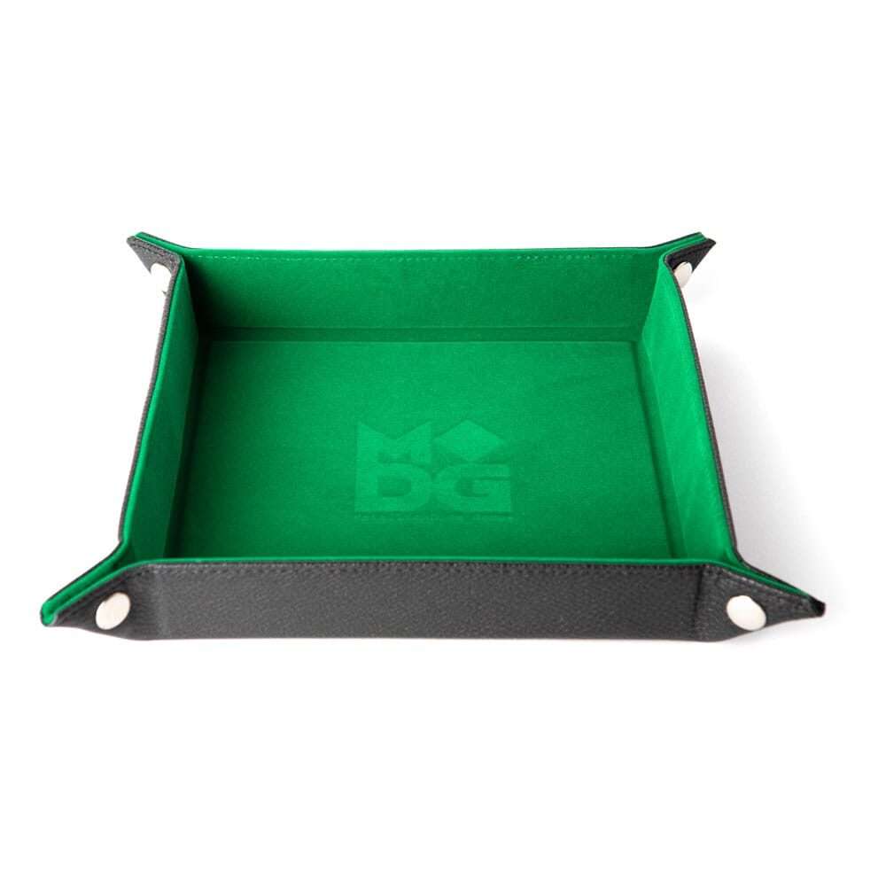 FanRoll Folding Dice Tray Velvet Green FanRoll