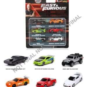Fast & Furious 6-Pack Nano Cars Jada Toys