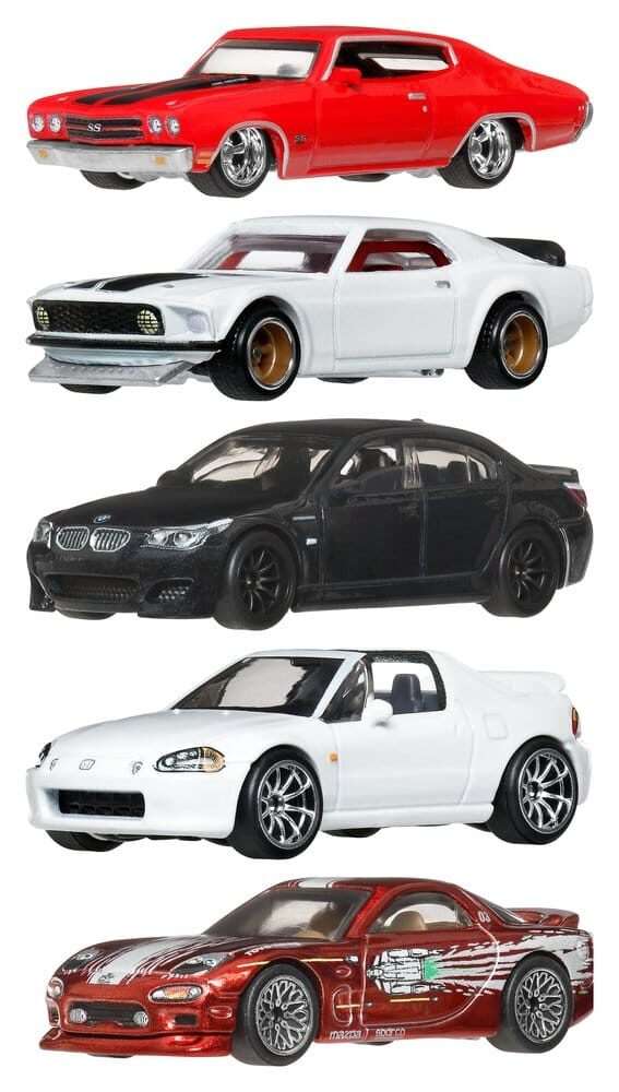 Fast & Furious Hot Wheels Premium Die-Cast Vehicles 1/64 979P Mattel