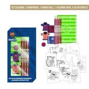 F.C. Barcelona Colouring stationery set CerdÁ