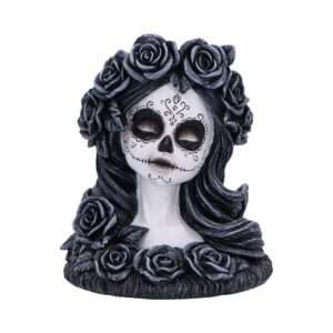 FLOR DE MUERTE TEA LIGHT HOLDER Portacandela Nemesis Now