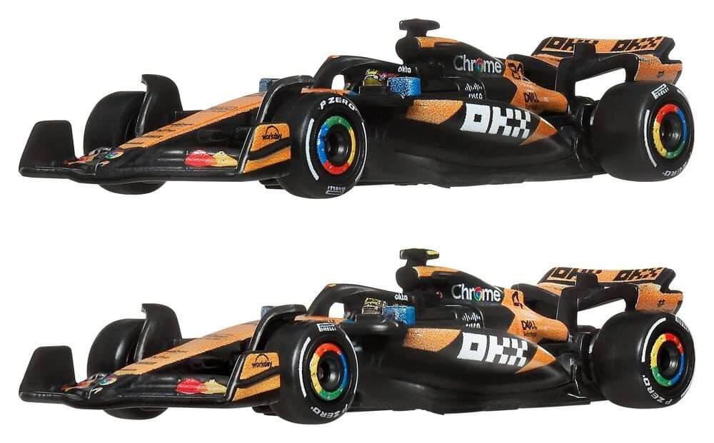 Formula 1 Hot Wheels Premium Die-Cast Vehicle 2-Pack 1:64 Team McLaren Mattel