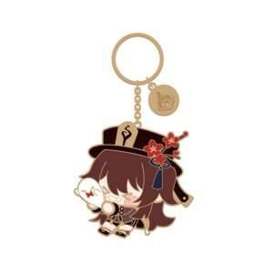 Genshin Impact Character Metal Portachiavi Hu Tao Mihoyo
