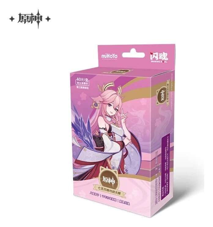 Genshin Impact Trading Carte Gioco Series 03 Pre-build Starter Deck 05 Yae Miko *chinese Version* Mihoyo