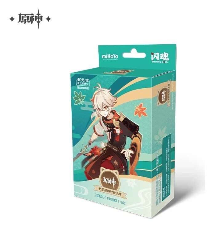 Genshin Impact Trading Carte Gioco Series 03 Pre-build Starter Deck 07 Kaedehara Kazuha *chinese Version* Mihoyo