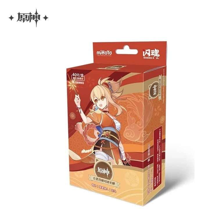 Genshin Impact Trading Carte Gioco Series 03 Pre-build Starter Deck 08 Yoimiya *chinese Version* Mihoyo