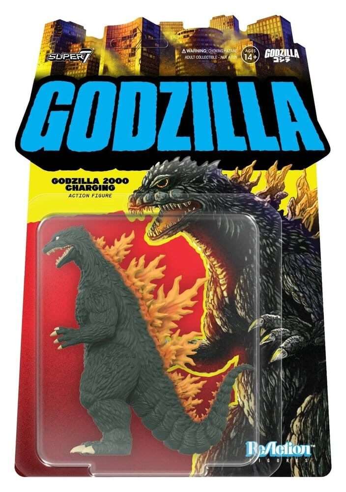 Godzilla Toho Reaction Action Figura Godzilla (2000, Charging) 24 Cm Super7