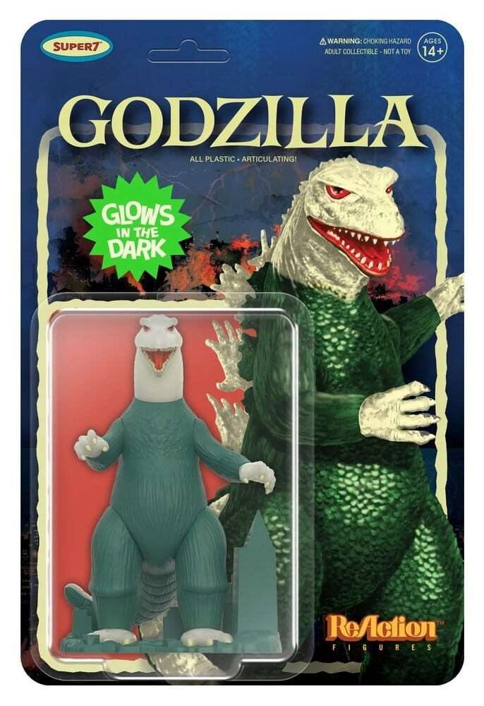 Godzilla Toho Reaction Action Figura Godzilla Model Kit (glow) 10 Cm Super7