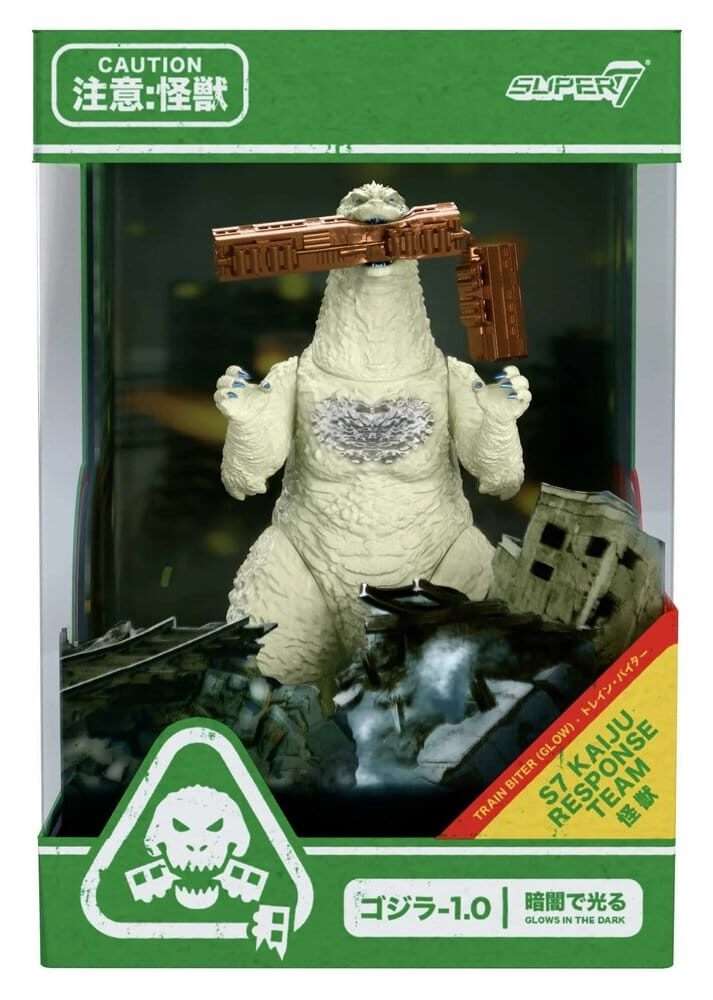 Godzilla Toho Reaction Action Figura Minus One (train Biter - Glow) 15 Cm Super7