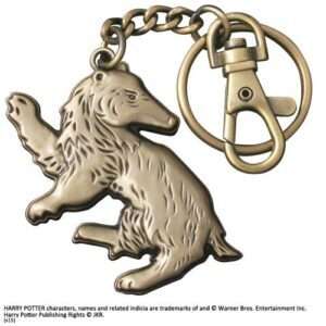 Harry Potter Metal Portachiavi Tassorosso 7 Cm Noble Collection