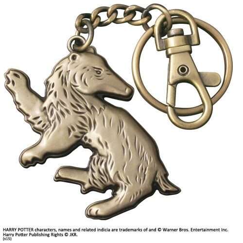 Harry Potter Metal Portachiavi Tassorosso 7 Cm Noble Collection
