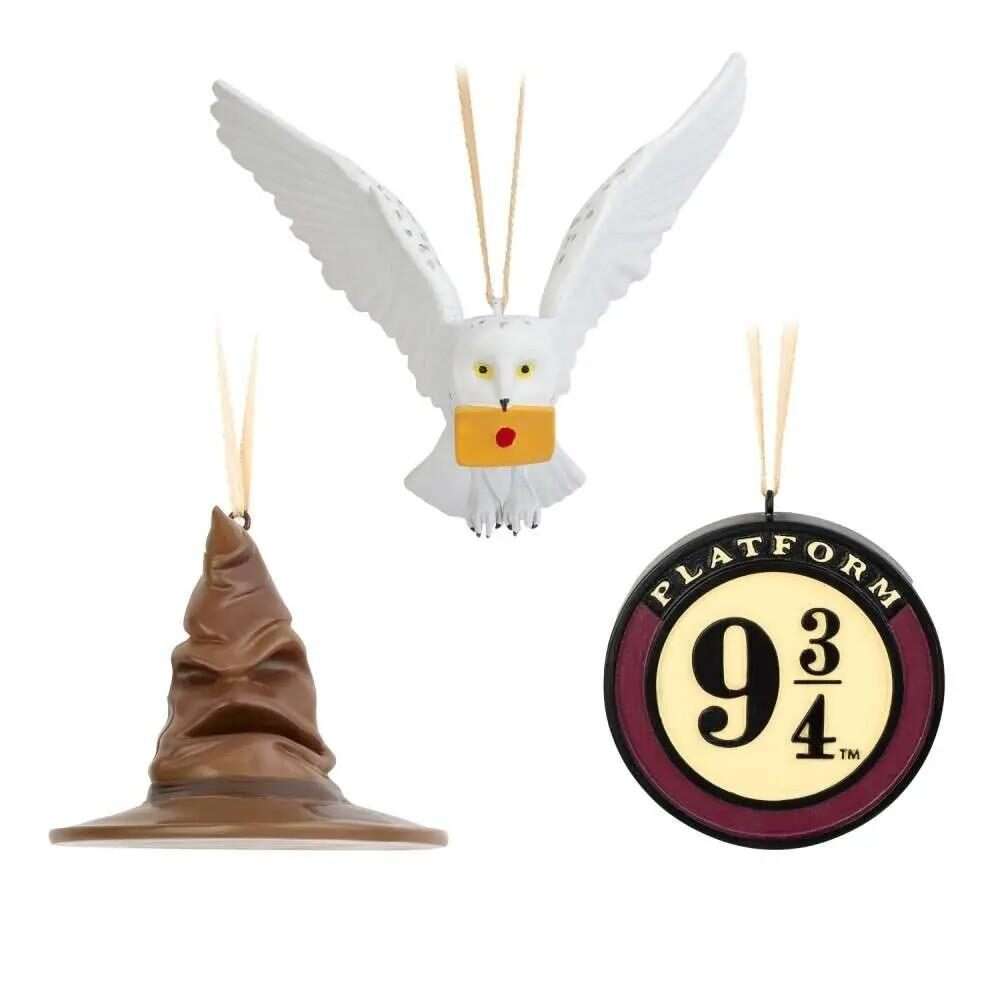 Harry Potter Natale - Set (3) Decorazioni Natalizie 7 cm - Erik
