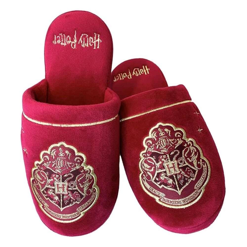 Harry Potter Pantofole Hogwarts Gold On Burgundy Eu 38-43 Groovy