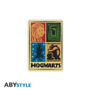 HARRY POTTER - Standard Magnet - Hogwarts 4 Houses