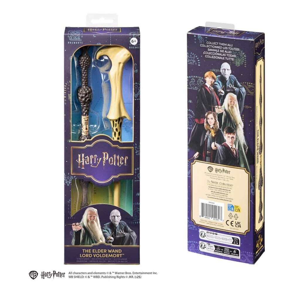 Harry Potter Twin-pack Role Play Wands The Elder & Lord Voldemort 30 Cm Noble Collection