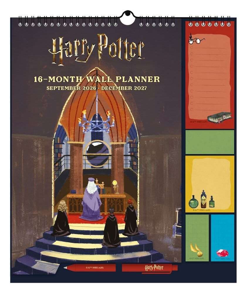 Harry Potter Wall Planner 2026/27 30 X 34 Cm Grupo Erik