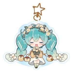 Hatsune Miku Acrylic Portachiavi Kawaii Autumn Time Popbuddies