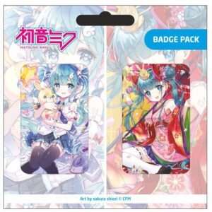 Hatsune Miku Spilla Badges 2-pack Set B Popbuddies