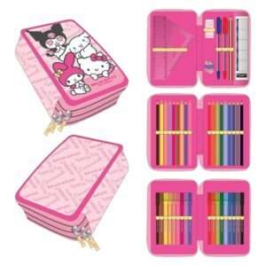 Hello Kitty and Friends triple pencil case CerdÁ