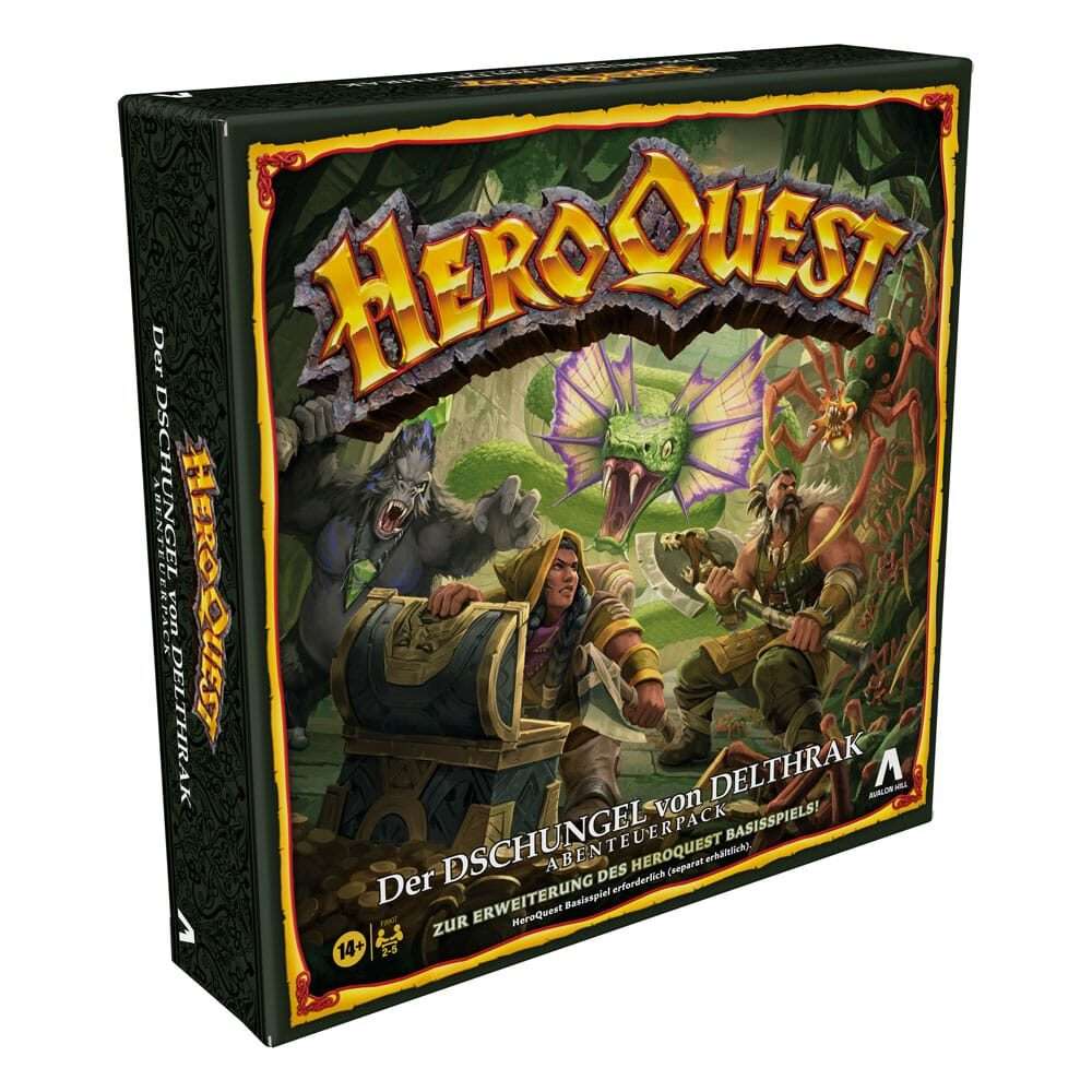 Heroquest Der Dschungel Von Delthrak Tedesco Espansione Gioco da Tavolo Hasbro