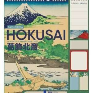 Hokusai Wall Planner 2026/27 30 X 34 Cm Grupo Erik
