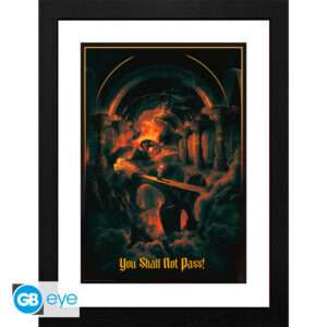 Il Signore Degli Anelli - Framed Print "you Shall Not Pass" (30x40)
