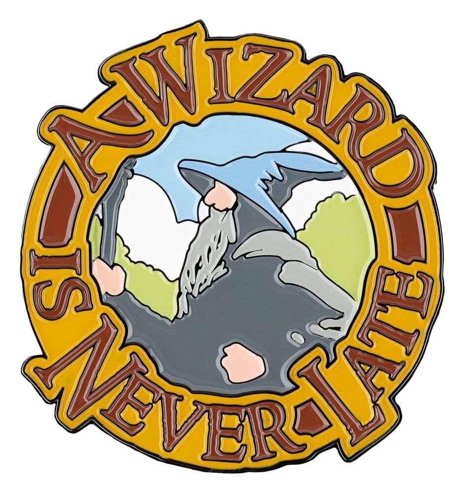 Il Signore Degli Anelli Magnet A Wizard Is Never Late (enamel) 7 Cm Weta Workshop