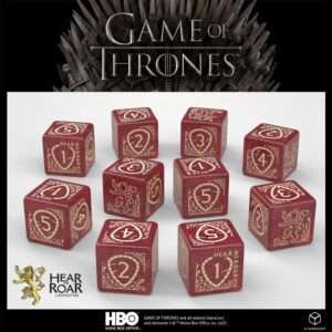 Il Trono Di Spade Dice Set Lannister 10xd6 (10) Q Workshop