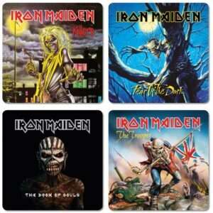 Iron Maiden Sottobicchiere Pack (4) Kkl