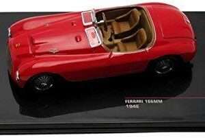 Ixo model FER047 FERRARI 166MM RED 1948 1/43 Modellino