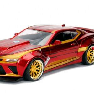 JADA IRON MAN CHEVROLET CAMARO SS 2016 DIE-CAST SCALA 1:24 MARVEL AVENGERS - GIOCATTOLI VARI