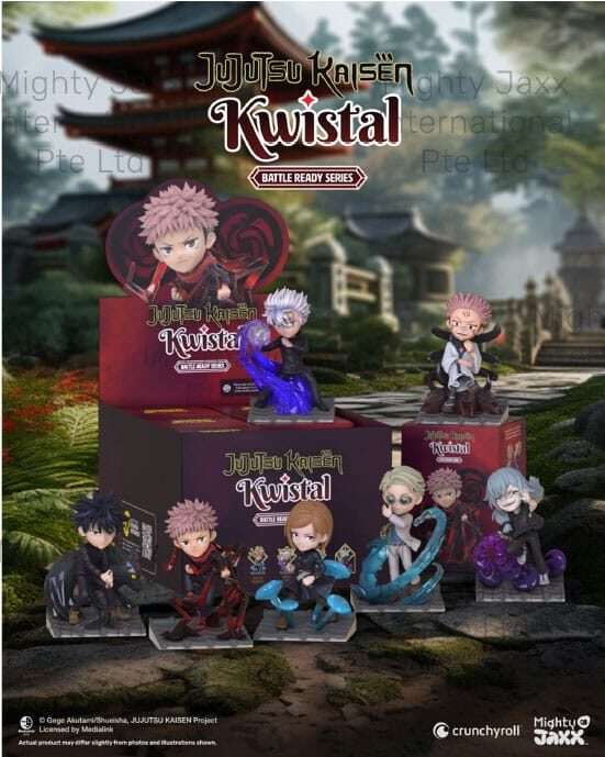 Jujutsu Kaisen: Kwistal Fwendz - Battle Ready Series 4 Inch Vinile Figura Blind Box Mighty Jaxx