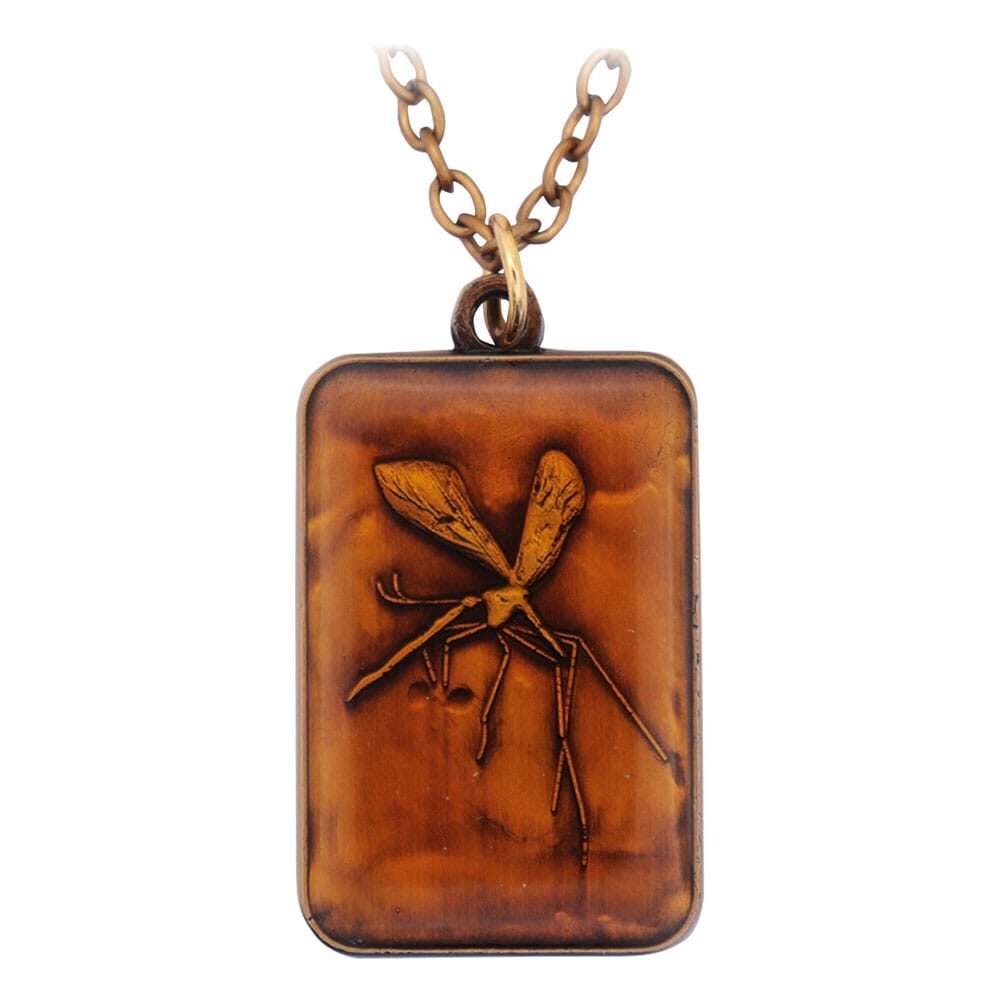 Jurassic Park Replika Collana Con Amber Pendant Limited Edtiton Fanattik