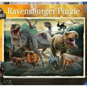 Jurassic World Children's Jigsaw Puzzle Xxl Life Finds A Way (200 Pezzi) Ravensburger