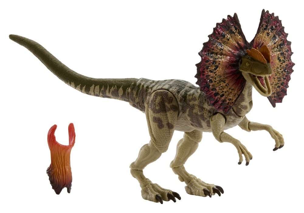 Jurassic World Rebirth Hammond Collection Action Figure Dilophosaurus Mattel