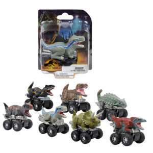 Jurassic World Zoom Riders Assortiti Figura Jazwares