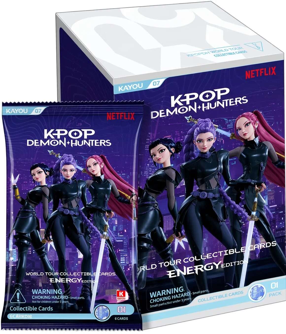 K-pop Demon Hunters - Edizione Energy - Box Bustine di Carte Collezionabili (12) - Kayou