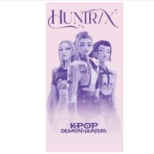 KPop Demon Hunters Huntrix microfibre towel