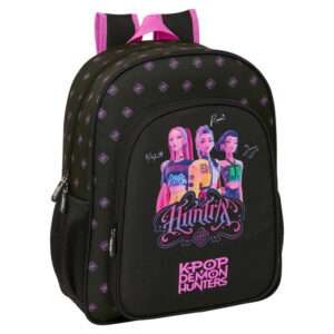 Kpop Demon Hunters Negra backpack Safta