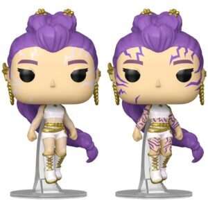 Kpop Demon Hunters Pop! Animation Vinile Figures Rumi Con Chase (glow) 9 Cm Funko