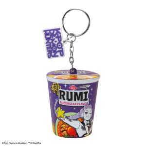 Kpop Demon Hunters Rumi Superstar Flavor Noodles Squishy Portachiavi Portachiavi Cinereplicas