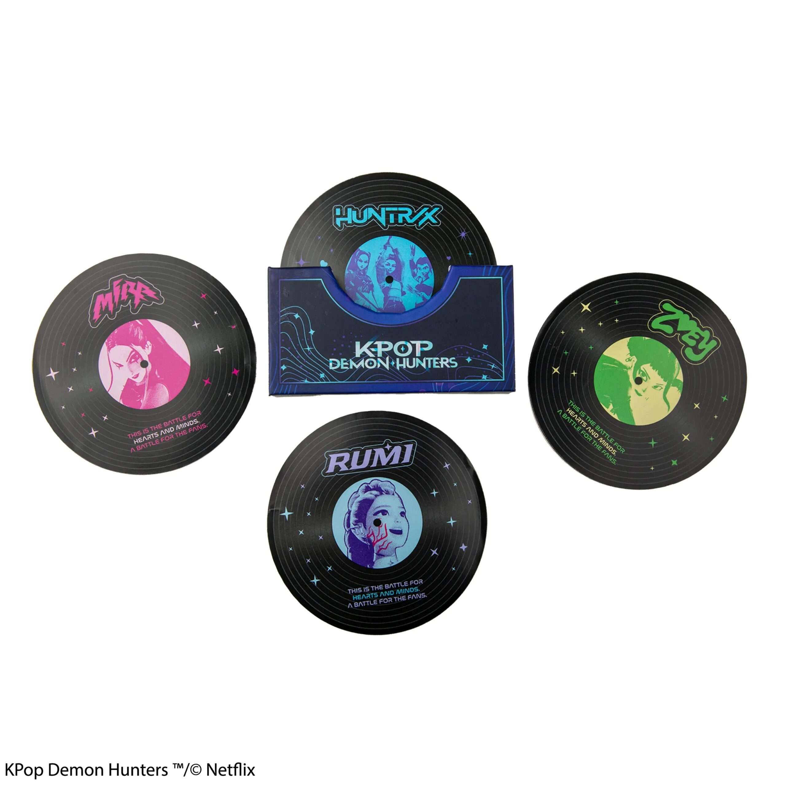 Kpop Demon Hunters Soundtrack Sottobicchieri Set (4) Sottobicchieri Cinereplicas