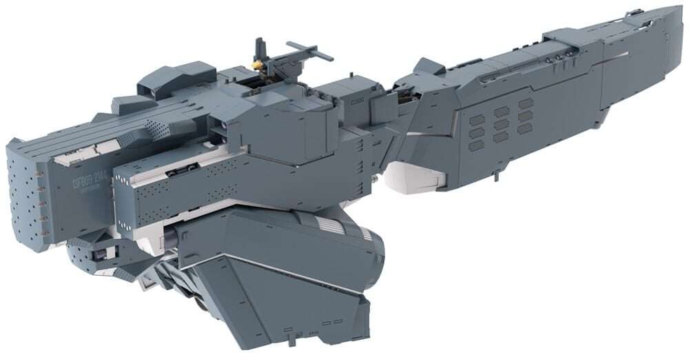 Legend Of The Galactic Heroes: Die Neue These Plastica Model Kit Free Planets Alliance Forces Battleship Hyperion 30 Cm